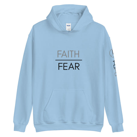 *NEW* FAITH Over FEAR Hoodie (BLK&GRY)